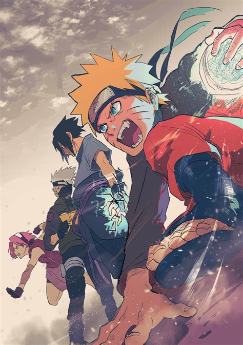 Team 7 Naruto Image 2537676 Zerochan Anime Image Board Anime