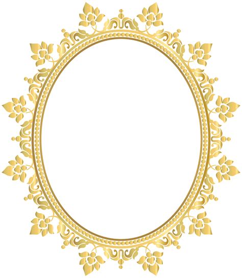 Gold Picture Frame Photo Frame Transparent Image And Clipart