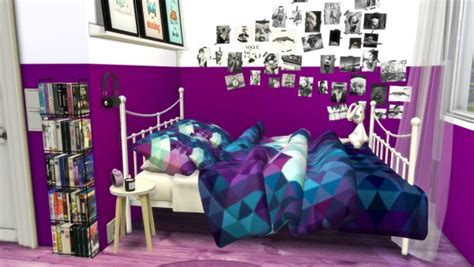 Models Sims 4 Purple Bedroom • Sims 4 Downloads