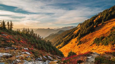 Montagne Scenery Sky North Cascades 4k Nature Hd Desktop Wallpaper