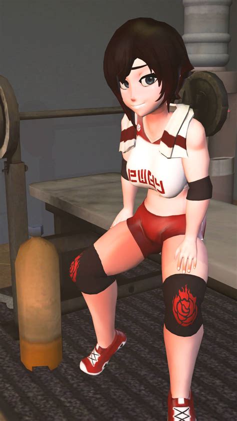 Rule 34 Gym Uniform Ruby Rose Rwby Workout Workout Clothes 3116383