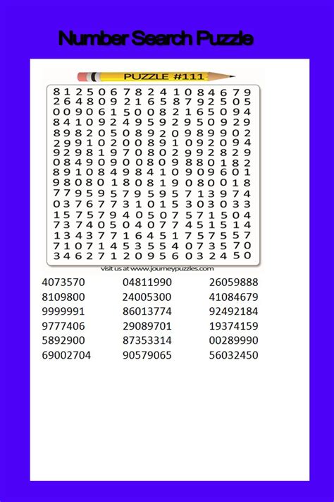 Number Word Search Puzzles Printable Word Search Printable Free