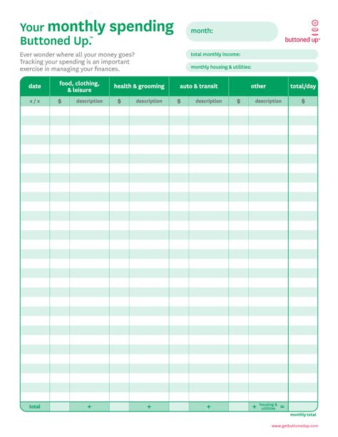 4 Best Free Printable Blank Budget Spreadsheet