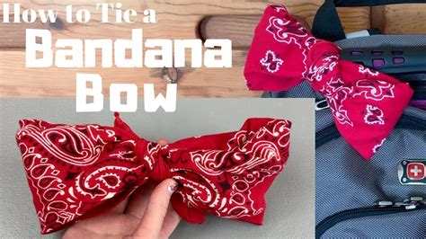 How To Tie A Bandana Bow