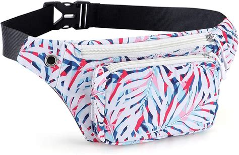 Kamo Fanny Pack Waist Bag Sling Backpack Water Resistant Durable Polyester Small Outdoor