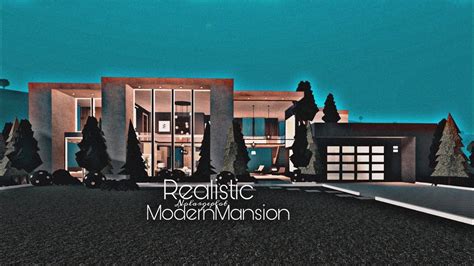 Bloxburgrealistic Mansion Modernno Advanceplacement Nolargeplot
