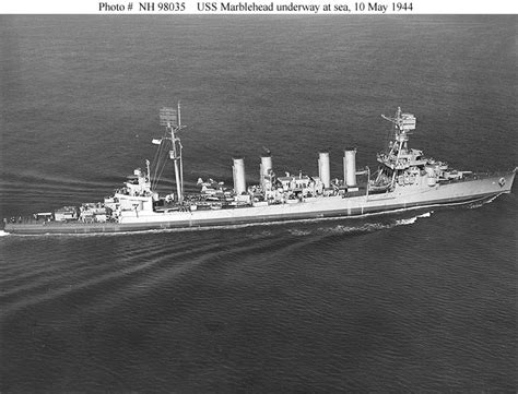 Cruiser Photo Index Cl 12 Uss Marblehead Navsource Photographic