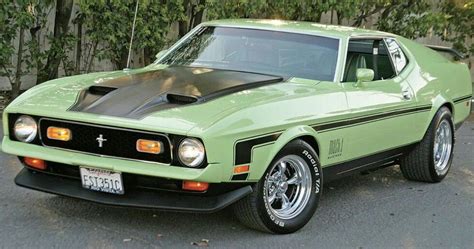 Lime Green 71 Mustang Mach 1 1971 Ford Mustang Ford Mustang Mustang