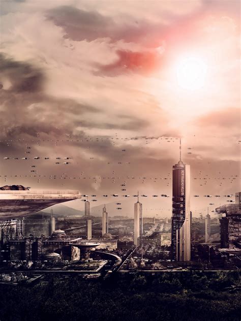 Free Download 50 Futuristic City Wallpapers 1920x1080 For Your