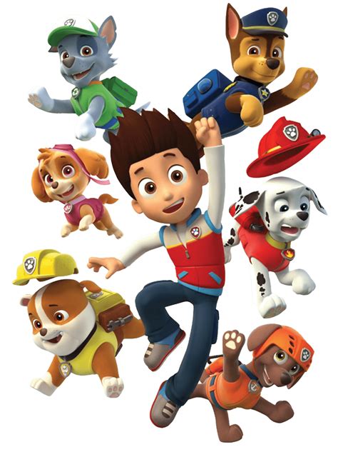 Ryder And His Dogs Paw Patrol Clipart Png