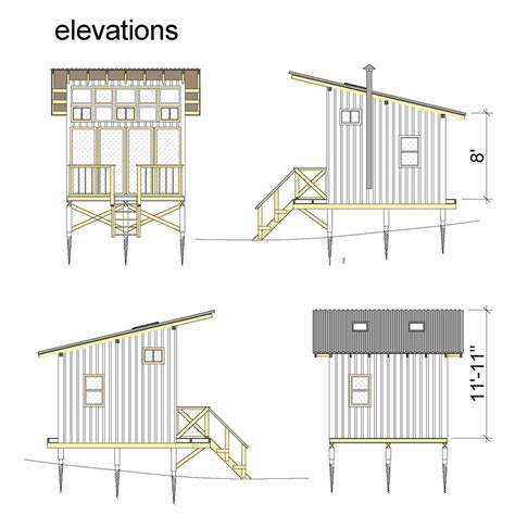 Elevated Cabin Plans