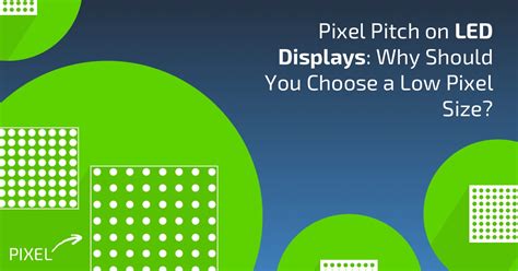 Pixel Pitch On Led Displays