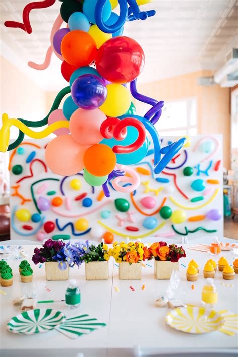 Karas Party Ideas Color Me Happy Art Party For Kids Karas Party Ideas