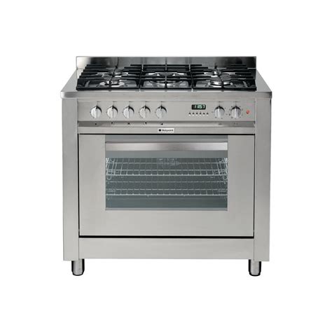 Hotpoint Eg900xs Single Oven 90cm Wide Dual Fuel Range Cooker Stainless