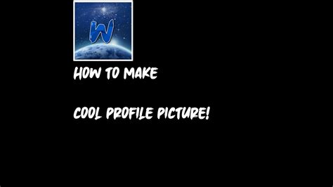 How To Make A Cool Profile Picture With Pixlr Youtube
