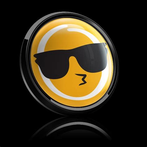 Dome Badge Emoji Sunglasses Whistle 2