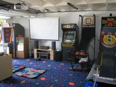 Cool Garage Game Room Ideas Maynard Florence