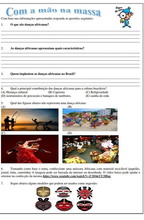 Atividades Sobre Danças Populares Brasileiras 5 Ano
