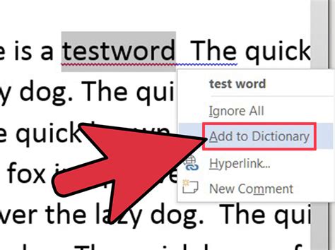 How To Add A Word To The Dictionary In Microsoft Word 9 Steps