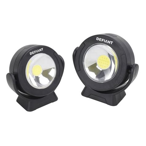 Defiant 360 Degree Pivoting Led Light 2 Pack The Home Depot Canada