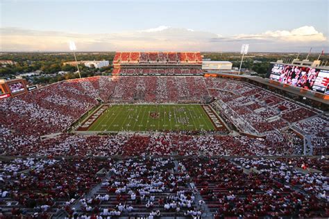 Ou Football Stripe The Stadium Set For Ucla Home Game Plus Did You Know Sooners Are Just 500