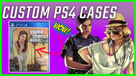Custom Gta 5 Cover For Ps4 How To Make Custom Game Cases Youtube