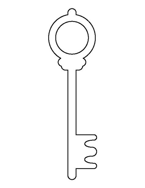 Printable Cut Out Key Template Printable Templates
