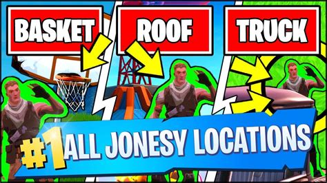 To find this jonesy, you need to go to the second straightaway and jump up the scaffolding on the left until you reach the little drywall room. FIND JONESY NEAR THE BASKETBALL COURT, THE ROOFTOPS AND IN ...