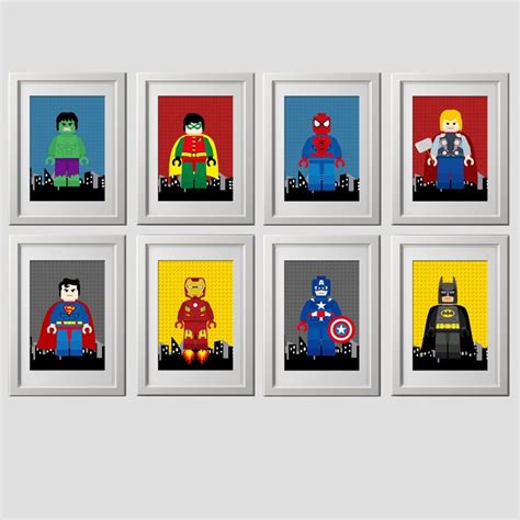 Discover over 20 best lego storage ideas. Nursery Superhero Wall Art Canvas Print Spiderman Poster ...
