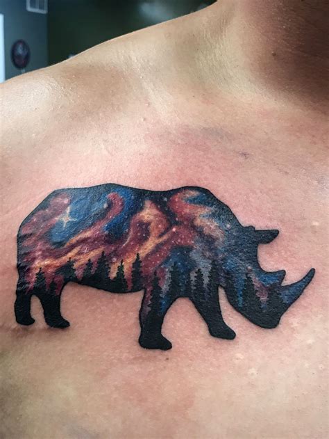 Rhinoceros Tattoo By Krystal Johnson Ironclad Tattoo Slc Ut Rhino