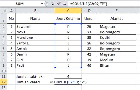 Cara Menghitung Kata Di Excel Warga Co Id