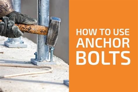 How To Use Anchor Bolts In Concrete Bricks And Drywall Handymans World