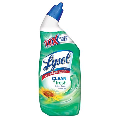 Lysol Clean And Fresh Toilet Bowl Cleaner Country Scent 24 Fluid