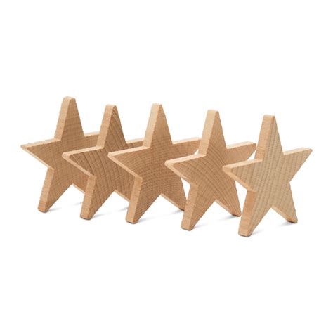 Wood Star Cutouts 2 12 Inch By 14 Inch Pack Of 50 Wooden Stars For