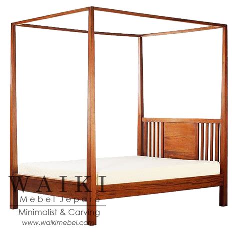 Untuk ukuran pada tempat tidur kanopi ini kami menyediakan berbagai ukuran dari no 1 ( 180cm x 200cm), no 2 ( 160cm x 200cm) dan berbagai ukuran lainnya, namun anda juga bisa memesan produk tempat tidur kanopi ini dengan ukuran lain sesuai dengan permintaan anda. Bed Kanopi Kelambu - Waiki Mebel