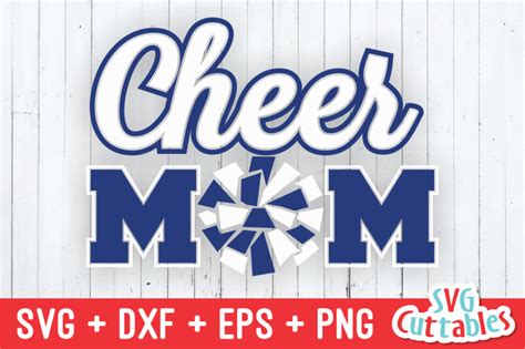 Cheer Mom svg cut file By Svg Cuttables | TheHungryJPEG.com