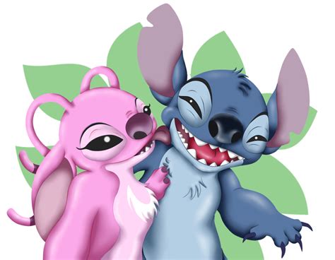 Stitch And Angel By Bakameganekko D6c3kxr Png 1013788 Stitch And