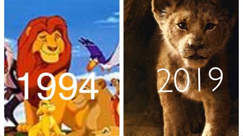Evolution Of Lion King 🦁 1994 2019 Youtube