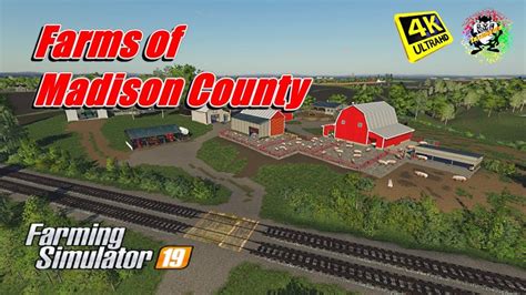 Farming Simulator 19 Maps Farms Of Madison County 4x Map In 4k