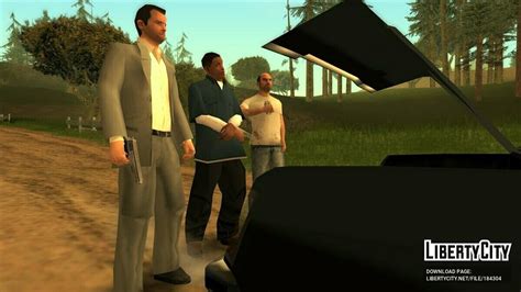 Download Michael Franklin And Trevor From Gta 5 Sa Style For Gta San