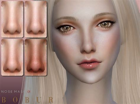 Nose 01 By Bobur3 At Tsr Sims 4 Updates