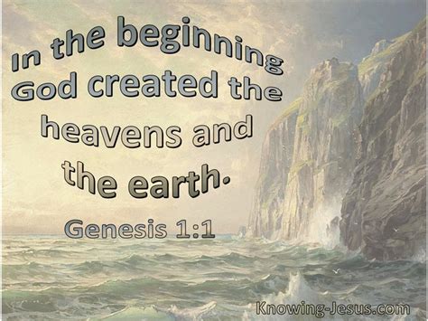 58 Bible Verses About Creation