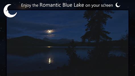 Romantic Night At Lake Beautiful Blue Lake View Uk Apps