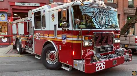 Fdnys New 2020 Seagrave Engines Responding Firefighternation Fire