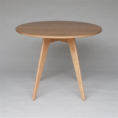 Welcome to cafe tables home page! Custom Made Mid Century Modern Round Dining Table, Bistro ...