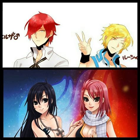 Genderbent Fairy Tail Genderbend Heartwarming Fairy Tail Tailed
