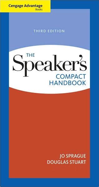 Cengage Advantage Books The Speakers Compact Handbook Edition 3 By