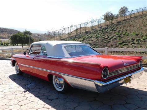1961 Ford Galaxie Sunliner Convertiblewow What A Car For