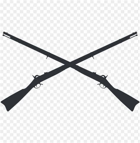 Rifle Clipart Musket Crossed Guns Png Image With Transparent