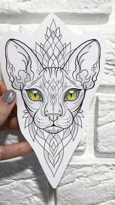 cats eye tattoo beautiful  ideas tatuaje gato egipcio ojos de gato gatos egipcios
